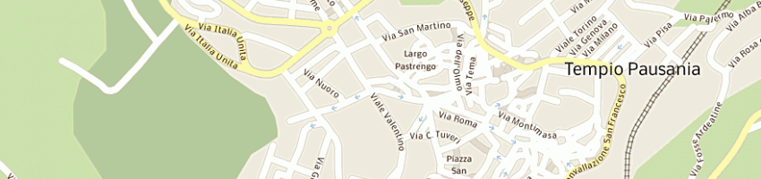 Mappa della impresa studio arkprogetti a TEMPIO PAUSANIA