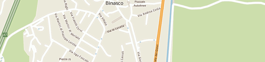 Mappa della impresa studio 11 di santellani loredana a BINASCO