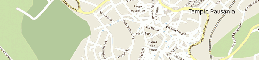 Mappa della impresa battoni pier mario a TEMPIO PAUSANIA