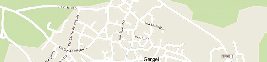 Mappa della impresa anedda ugo a GERGEI