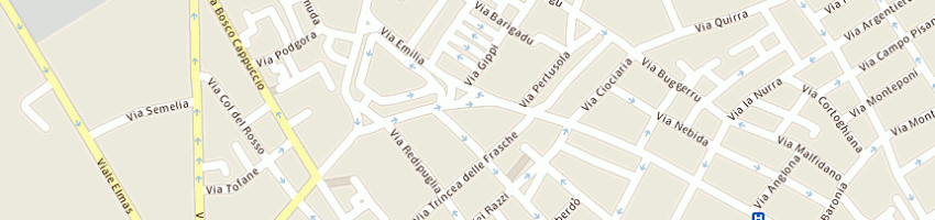 Mappa della impresa bugia snc di loredana gianneschi e c a CAGLIARI