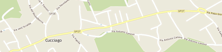 Mappa della impresa paganoni arialdo a CUCCIAGO