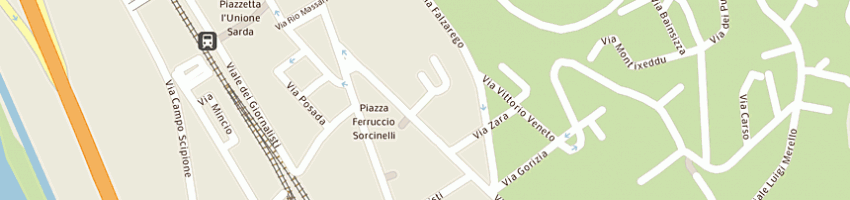 Mappa della impresa gaggini giuseppe a CAGLIARI