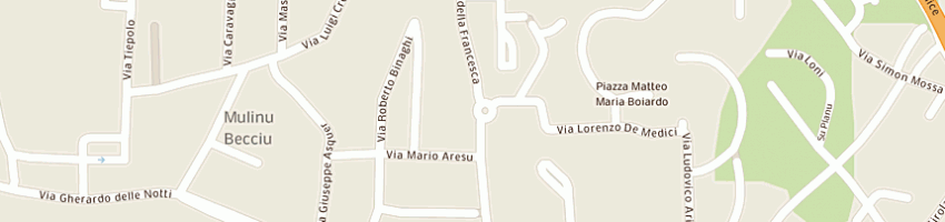 Mappa della impresa bellezza service srl a CAGLIARI