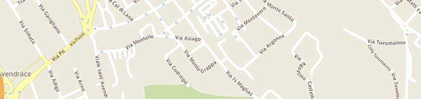 Mappa della impresa corrias paola a CAGLIARI