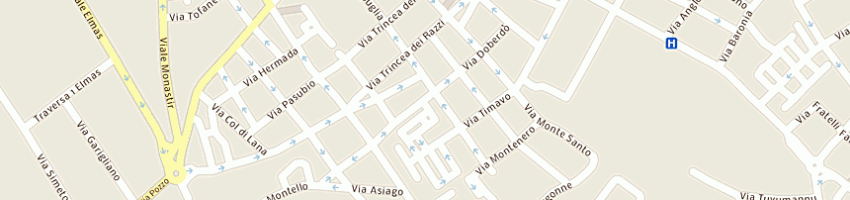 Mappa della impresa agnese di farina p e c sas a CAGLIARI