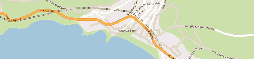 Mappa della impresa ristorante balla coi lupi a SORI