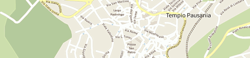Mappa della impresa palitta alberto felice a TEMPIO PAUSANIA