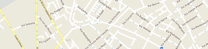 Mappa della impresa paschina antonio e c a CAGLIARI