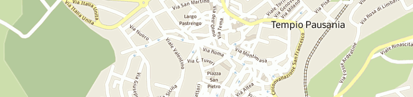 Mappa della impresa putzolu domenico a TEMPIO PAUSANIA