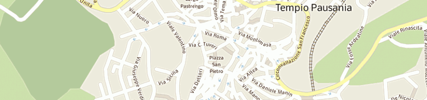 Mappa della impresa bipiesse riscossioni spa a TEMPIO PAUSANIA