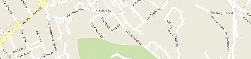 Mappa della impresa melis guglielmo giulio a CAGLIARI