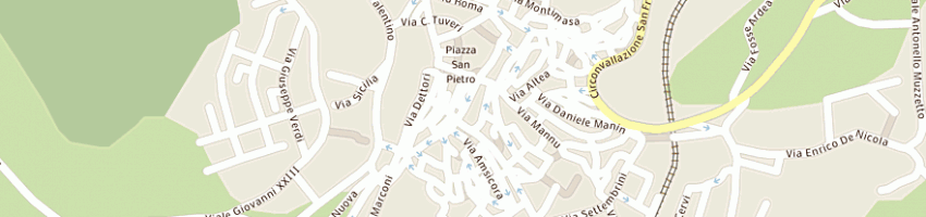 Mappa della impresa tamponi antonio a TEMPIO PAUSANIA
