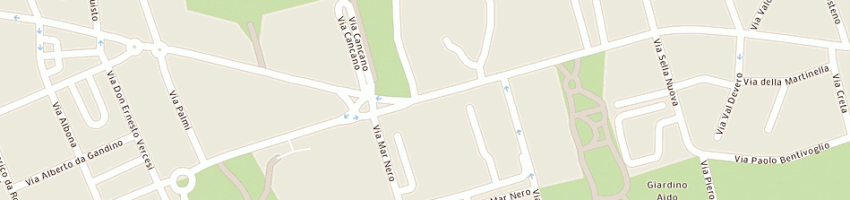 Mappa della impresa viaggi pentagono srl a MILANO
