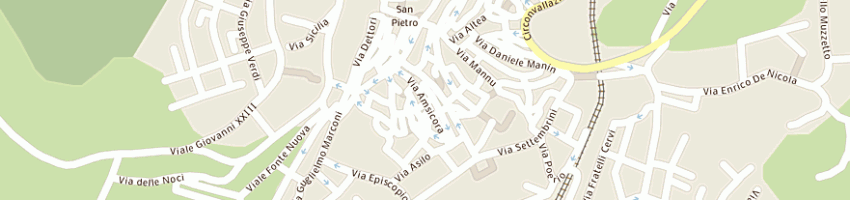 Mappa della impresa tirozzi serenella a TEMPIO PAUSANIA