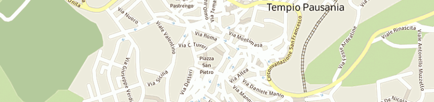 Mappa della impresa poli opposti di panu maria maddalena a TEMPIO PAUSANIA