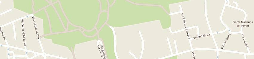 Mappa della impresa blacks e white bar di fata eugenio e c sas a MILANO