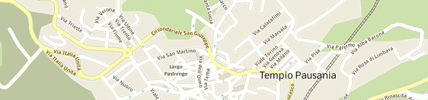 Mappa della impresa pischedda sandro a TEMPIO PAUSANIA
