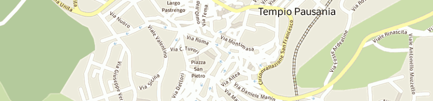 Mappa della impresa caramelli marilena a TEMPIO PAUSANIA