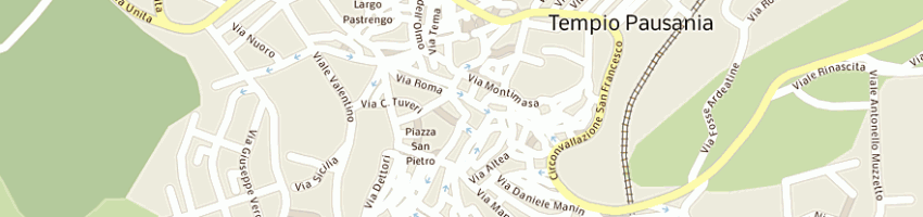 Mappa della impresa deiana giacomino a TEMPIO PAUSANIA