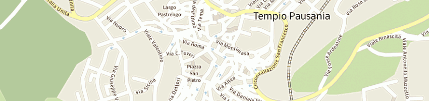 Mappa della impresa pes marcello a TEMPIO PAUSANIA