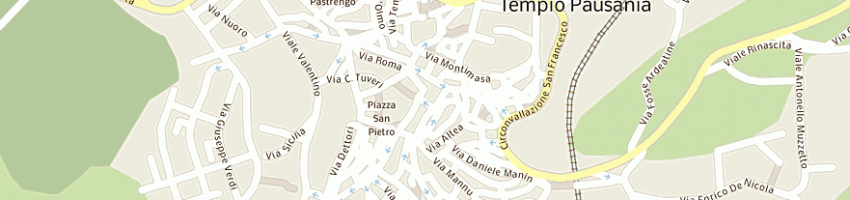Mappa della impresa diocesi di tempio - ampurias a TEMPIO PAUSANIA
