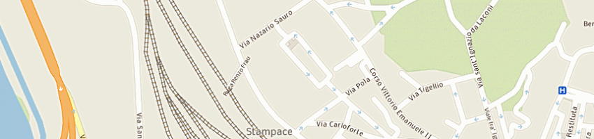 Mappa della impresa spaghetteria chaplin di maura olivieri e c sas a CAGLIARI
