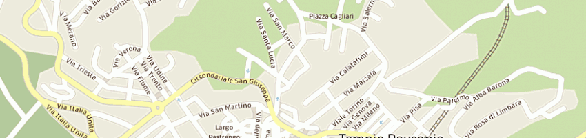 Mappa della impresa gallura clima di romanino gian paolo a TEMPIO PAUSANIA