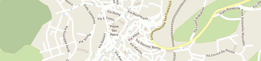 Mappa della impresa visicale giuseppe a TEMPIO PAUSANIA