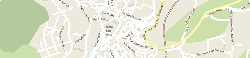 Mappa della impresa ristorante il giardino di fiori vittorio a TEMPIO PAUSANIA