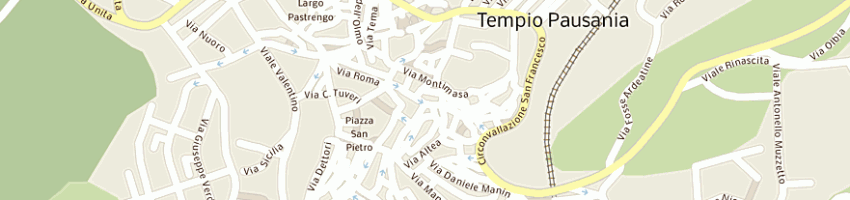 Mappa della impresa orecchioni gerolamo a TEMPIO PAUSANIA