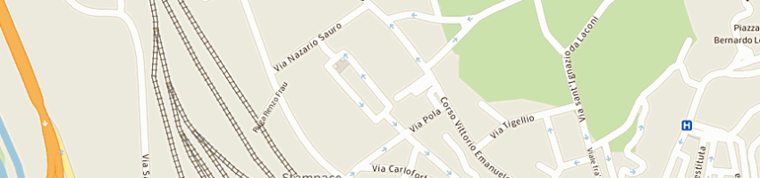 Mappa della impresa belgiorno enrico a CAGLIARI