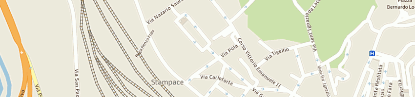 Mappa della impresa saba raffaello a CAGLIARI