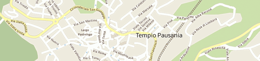 Mappa della impresa orecchioni mobili sas di orecchioni antonella e c a TEMPIO PAUSANIA
