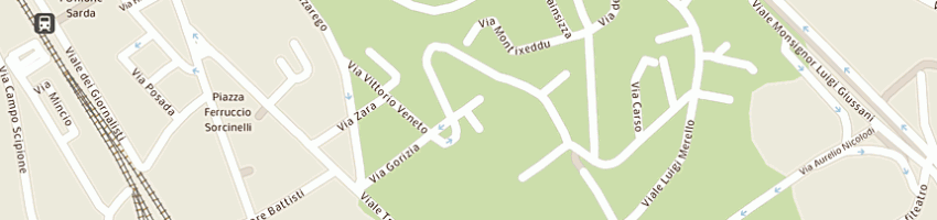 Mappa della impresa cadeddu gabrio a CAGLIARI