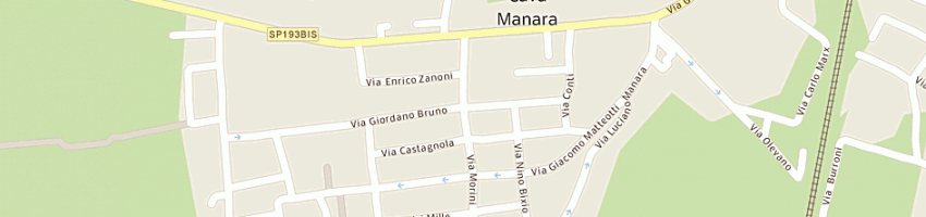 Mappa della impresa municipio a CAVA MANARA