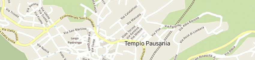 Mappa della impresa balata gian mario a TEMPIO PAUSANIA