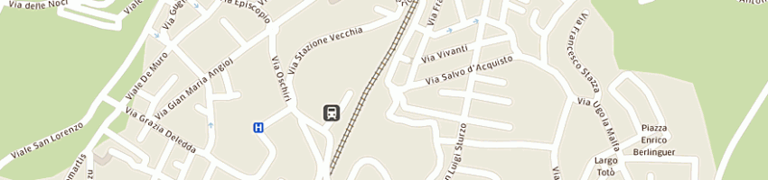 Mappa della impresa supermercati marcello srl a TEMPIO PAUSANIA