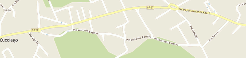 Mappa della impresa pebo sas di penone ennio e c a CUCCIAGO