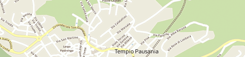 Mappa della impresa careddu stefano a TEMPIO PAUSANIA
