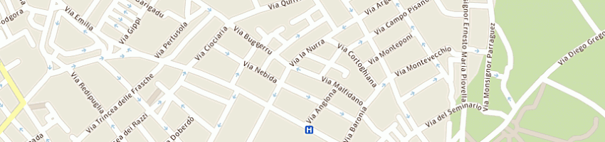 Mappa della impresa soccooperativa il villaggio a CAGLIARI