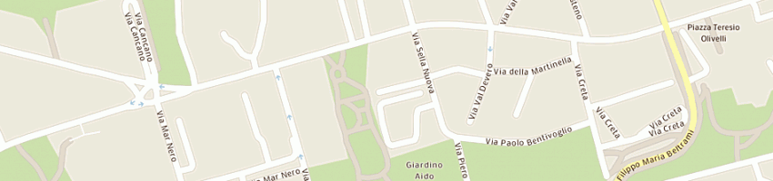 Mappa della impresa missora roberto a MILANO