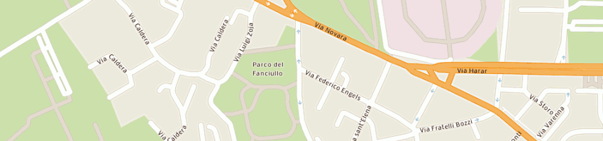 Mappa della impresa rossi marilena a MILANO