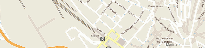 Mappa della impresa giuseppe adamo (srl) a CAGLIARI