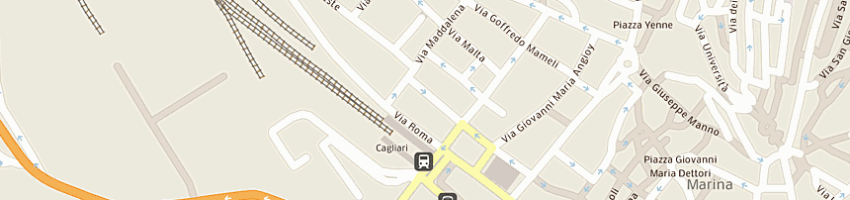 Mappa della impresa radio x - srl a CAGLIARI