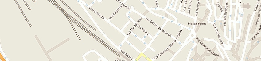 Mappa della impresa wellness center a CAGLIARI