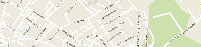 Mappa della impresa melis massimo a CAGLIARI