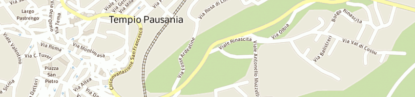 Mappa della impresa futura arredamenti srl a TEMPIO PAUSANIA