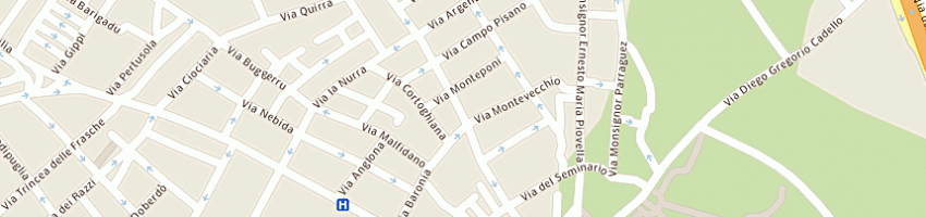 Mappa della impresa agenzia fabbris a CAGLIARI