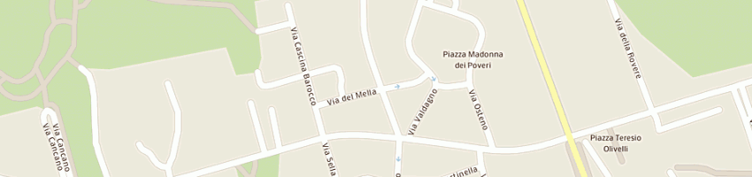 Mappa della impresa nordrestauri srl a MILANO